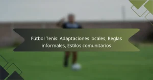Fútbol Tenis: Adaptaciones locales, Reglas informales, Estilos comunitarios